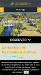 Mobile Screenshot of campinglescascades.com